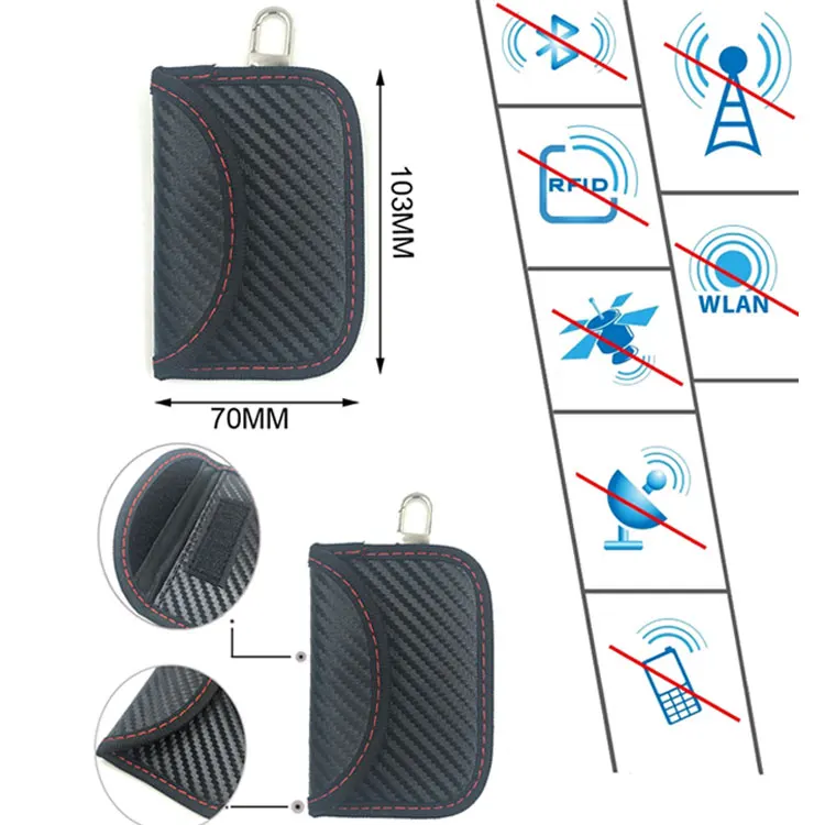 Emp Emf Signal Block Rfid Signal Blocking Shielding Phone Bag For Cell