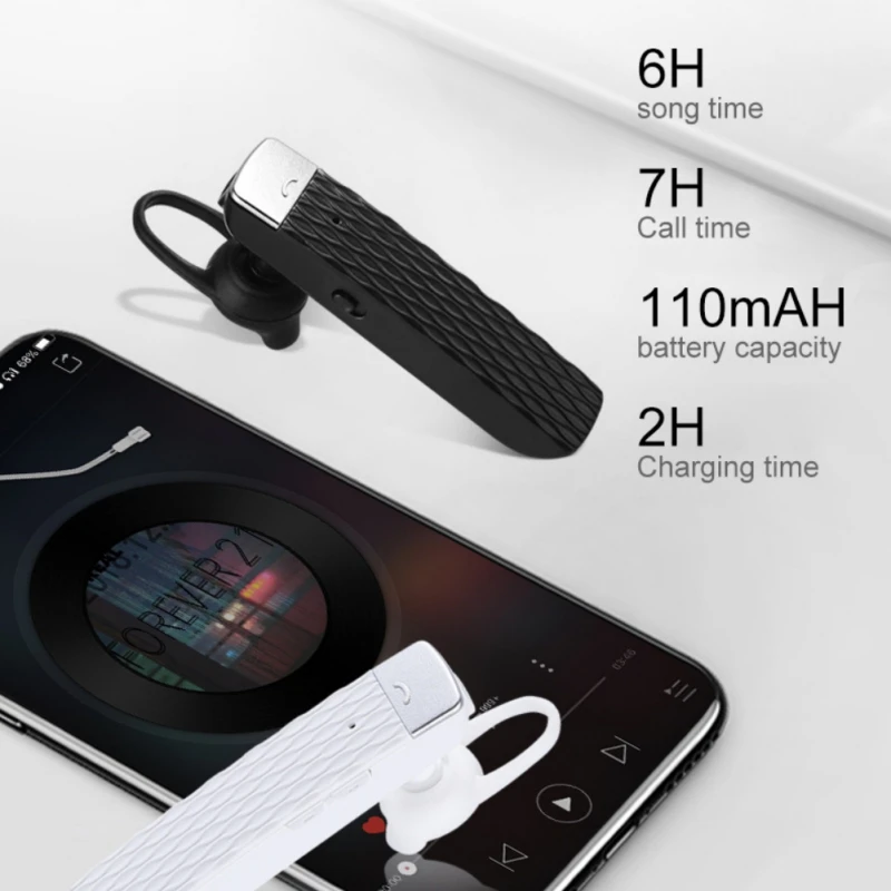 Wireless comfortable wear HiFi sound language translator earphones T2 for mobile sports - ANKUX.COM