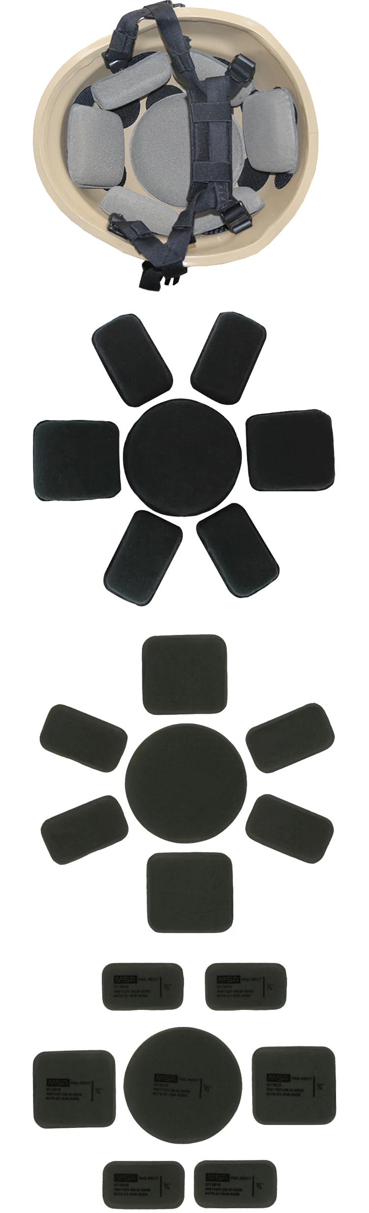 Jjw Tactical Inner Helmet Pads Heat Sealing Helmet Foam Padding Fits All Ach Mich Helmet Buy