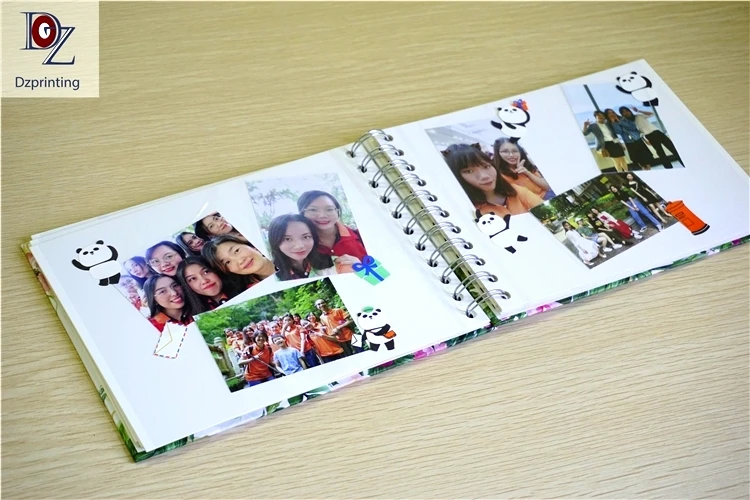 product-Dezheng-Flamingo Design Small Spiral Bound Photo Album With 20 Self Adhesive Pages-img-1