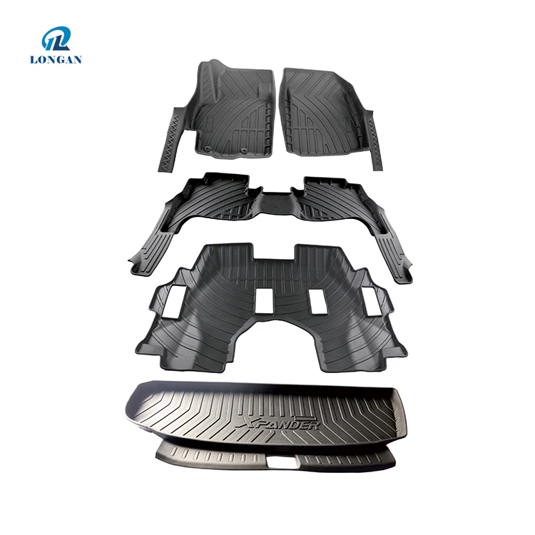 Custom 4 Row 3d Car Floor Mat Car Accessories Plastic Car Mats For Xpander Buy 3d Car Floor