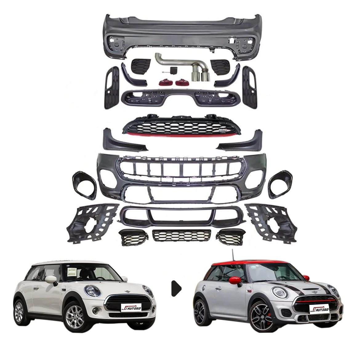 2022 New Design Body Kit for MINI Coupe Clubman Cabrio F55 F56 F57