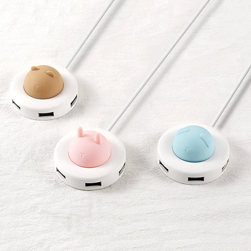 New style Christmas Gift Cute Pet 4 in 1 usb 2.0 hub with light adapter - ANKUX Tech Co., Ltd