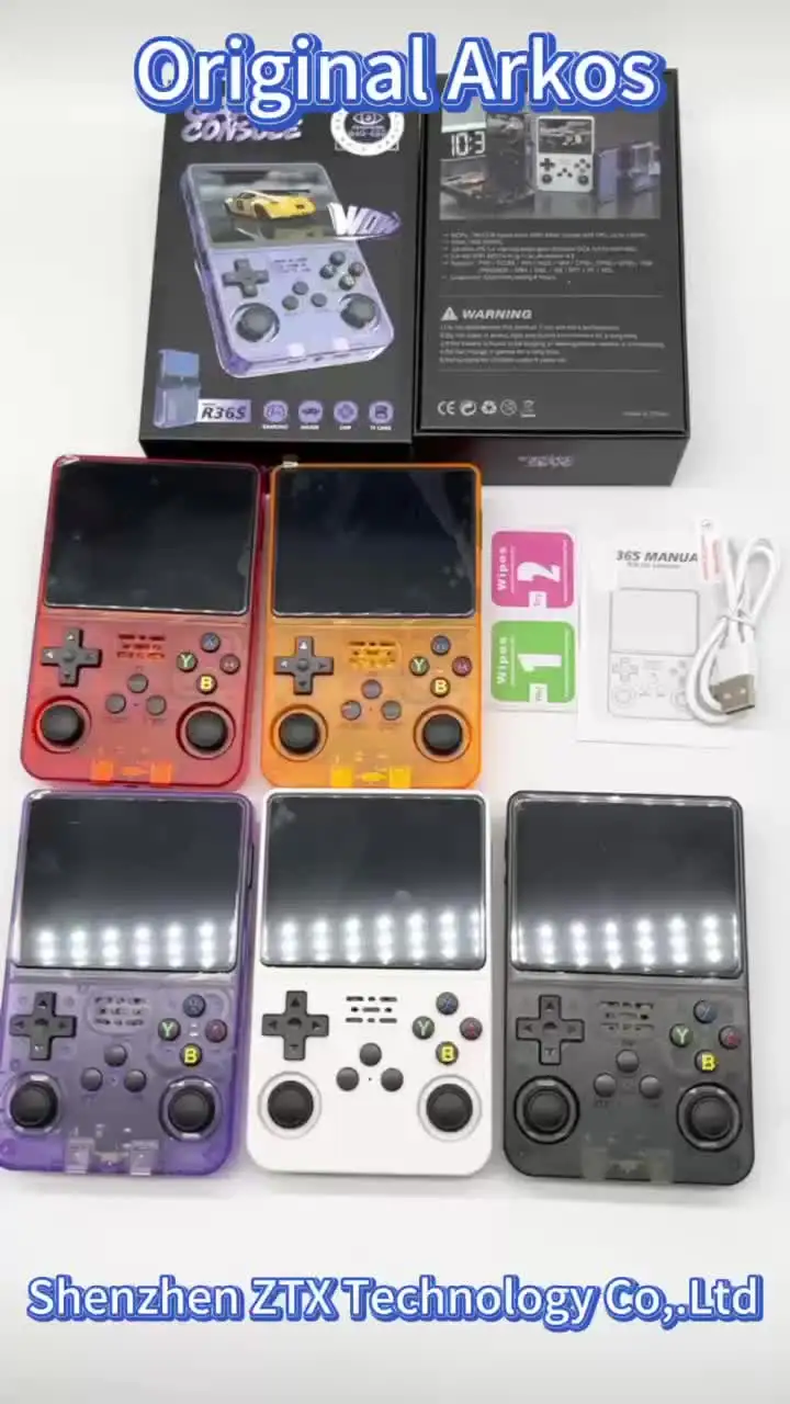 R36S Portable Gameboy - 64GB to 256GB with 10000+ Games