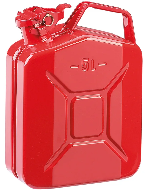 1.32 Gallon 5 Liter Military仕様authentic Metal Fuel Jerry Can Steel Gas