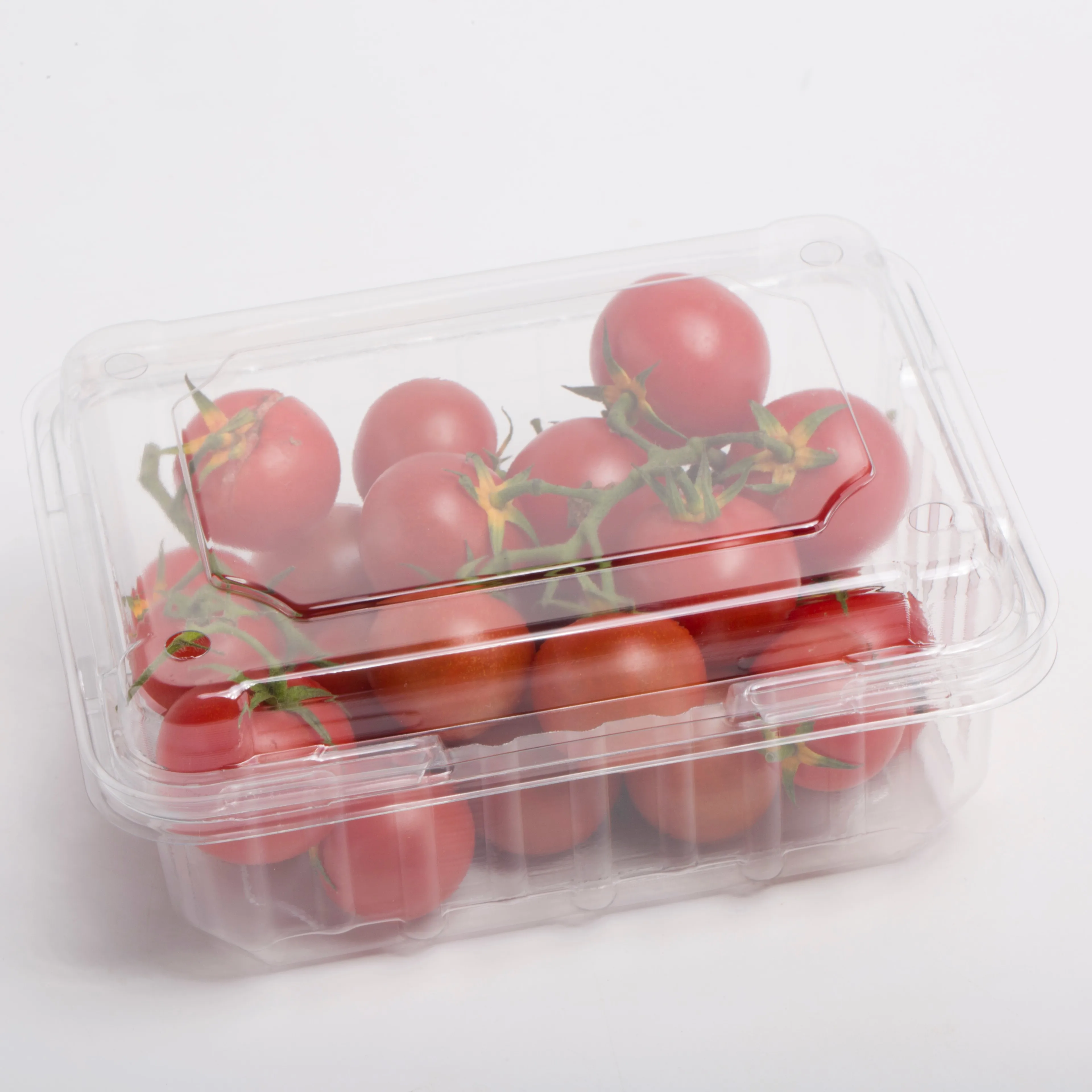 Disposable Plastic Clamshell Fruit Packaging Container Take Away Fresh