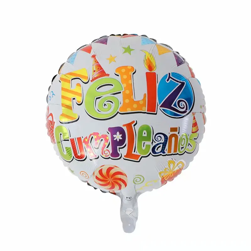 18 Inch Feliz Cumpleanos Globos Cumplea Foil Letter Happy Birthday ...