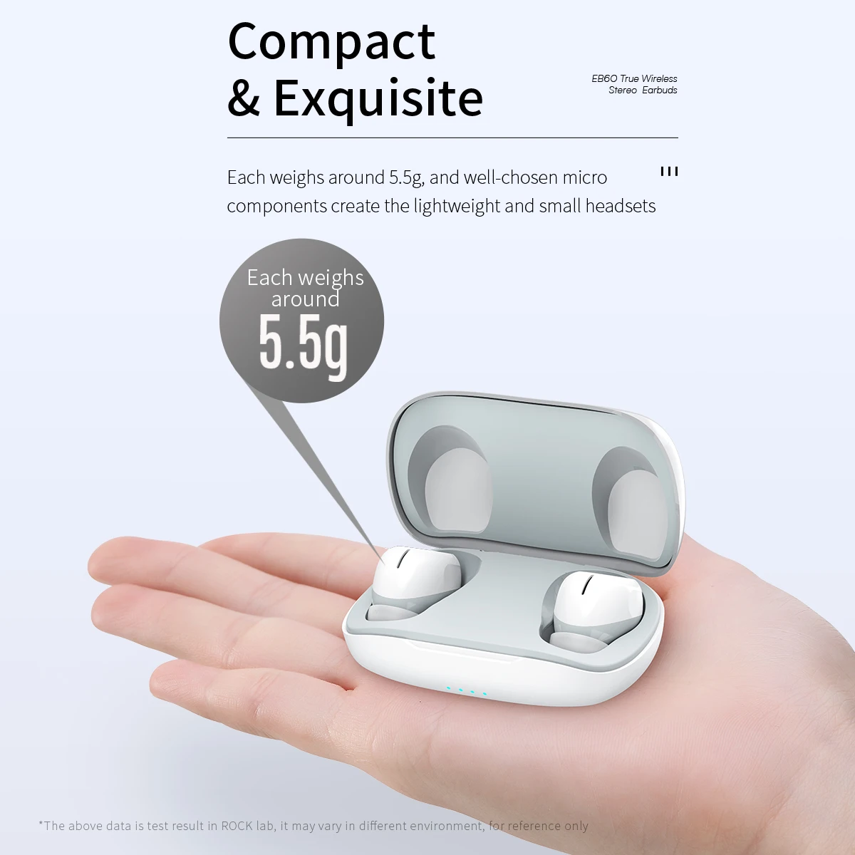 Bluetooth 5.0 400mAh charging case 100mAh headphone DSP noise abating ABS mini earbuds with power bank - ANKUX.COM
