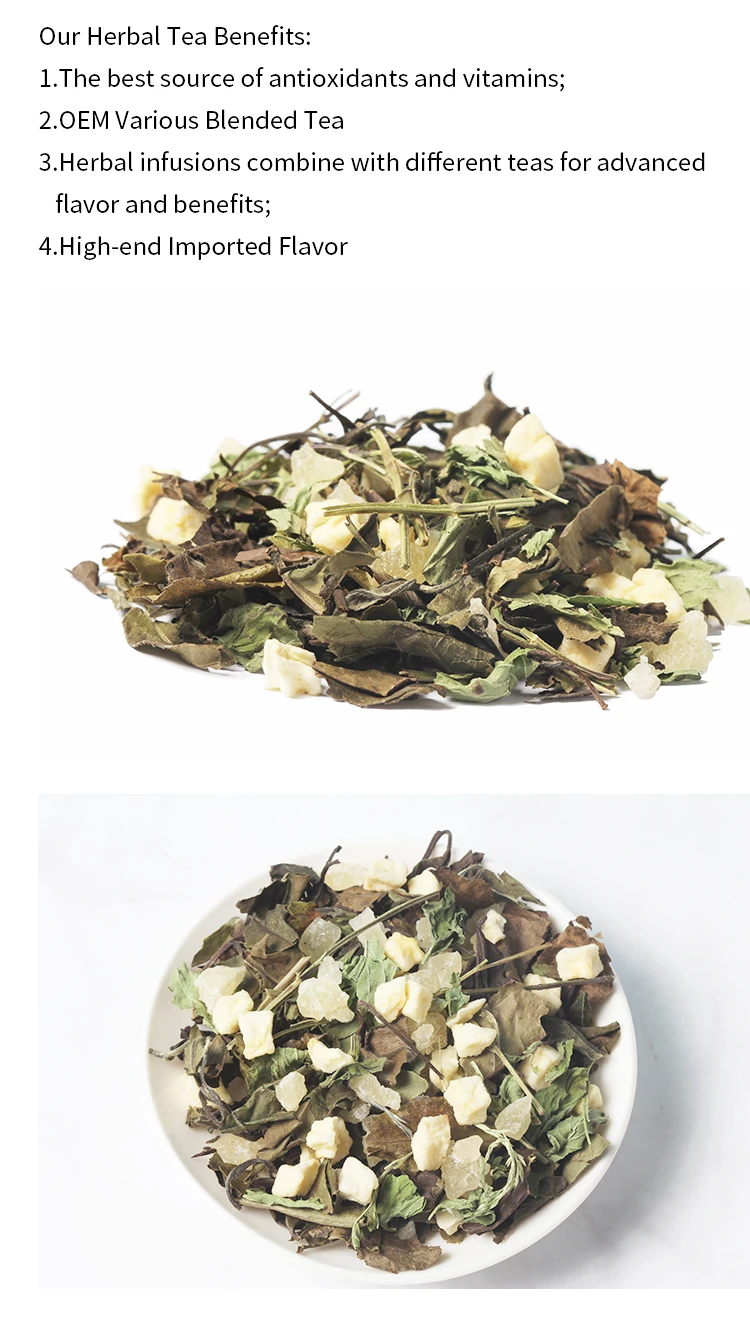 China Blackberry Chamomile Lavender Tea Fruit Orange Vanilla Bergamot Earl Gray Pure Leaf Mint Flavor White Tea - 4uTea | 4uTea.com