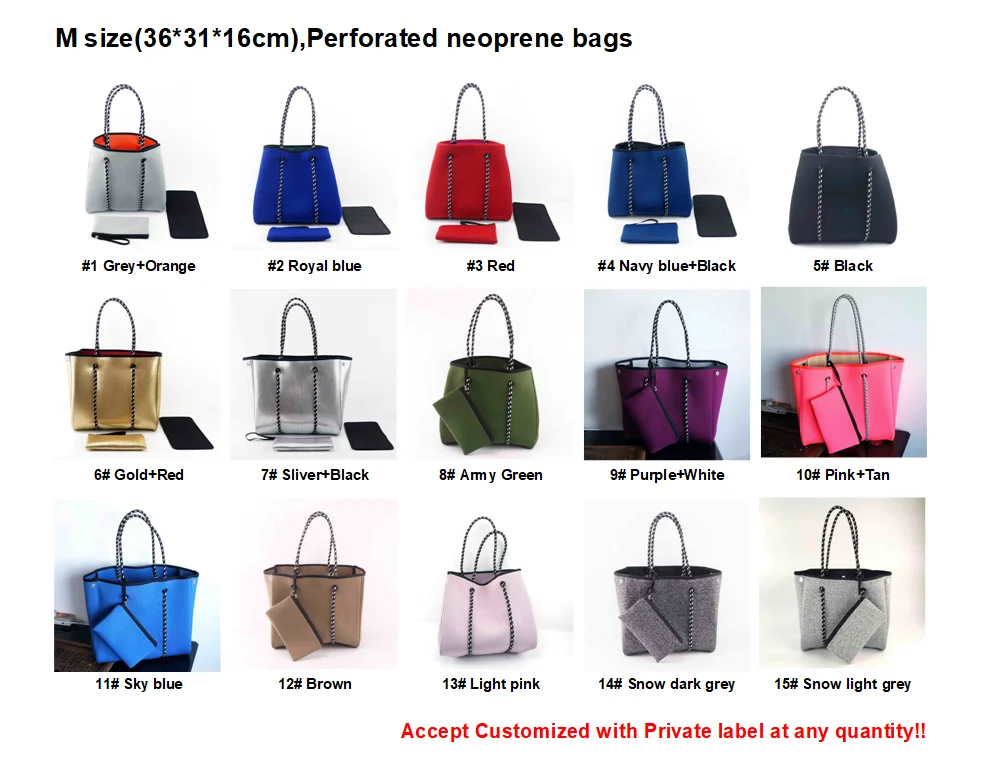 neoprene wholesale bags