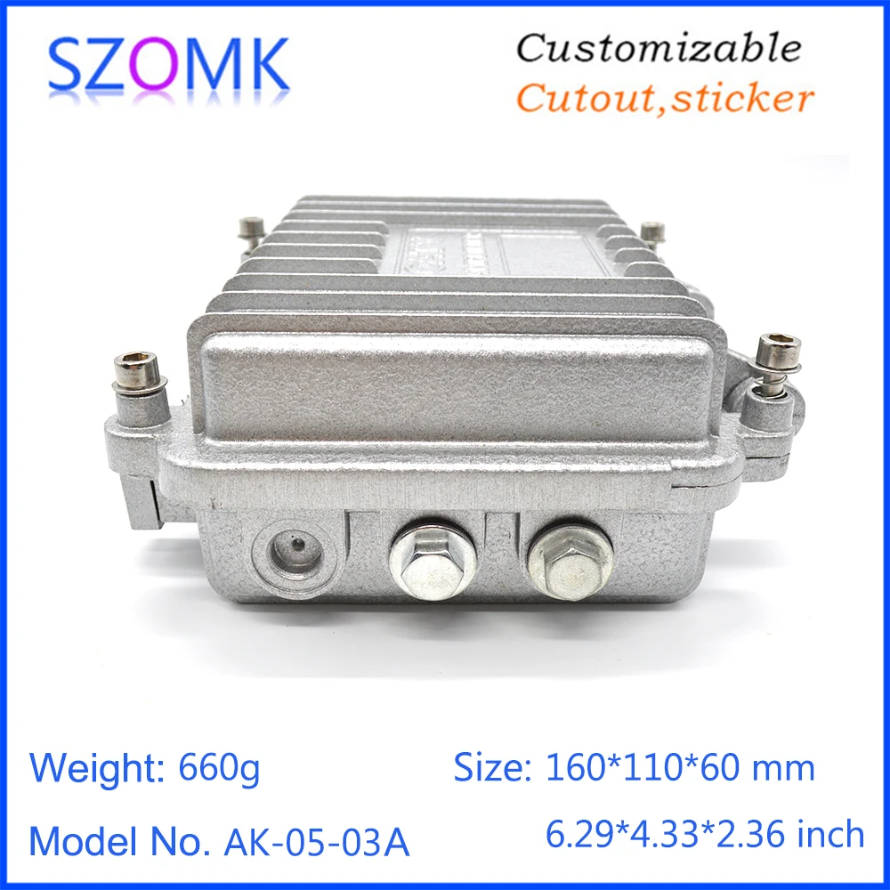 Professional Ip65 Outdoor Catv Signal Amplifier Enclosure Aluminum Die Cast Housing For Circuit