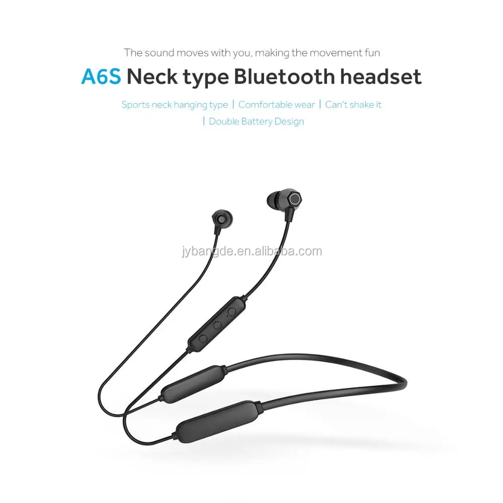 Stylish Gift In-ear Ultra Light Running Headphones Bass Earphone Sports Wireless Headset Hang neck type Stereo wire - ANKUX.COM
