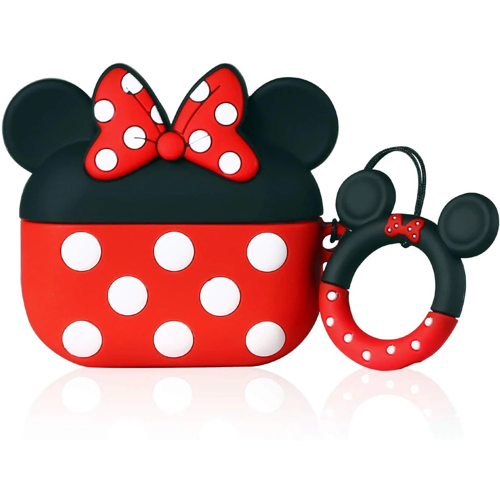 Funda AirPods Unicornio Blanco 3D Dibujos Animados de Silicona para Ni/ñas Funda Protectora de Goma para AirPods 1,2 Gen