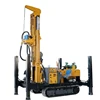 Portable air dth mud casing pipe borehole crawler water well drill rig geothermal exploration