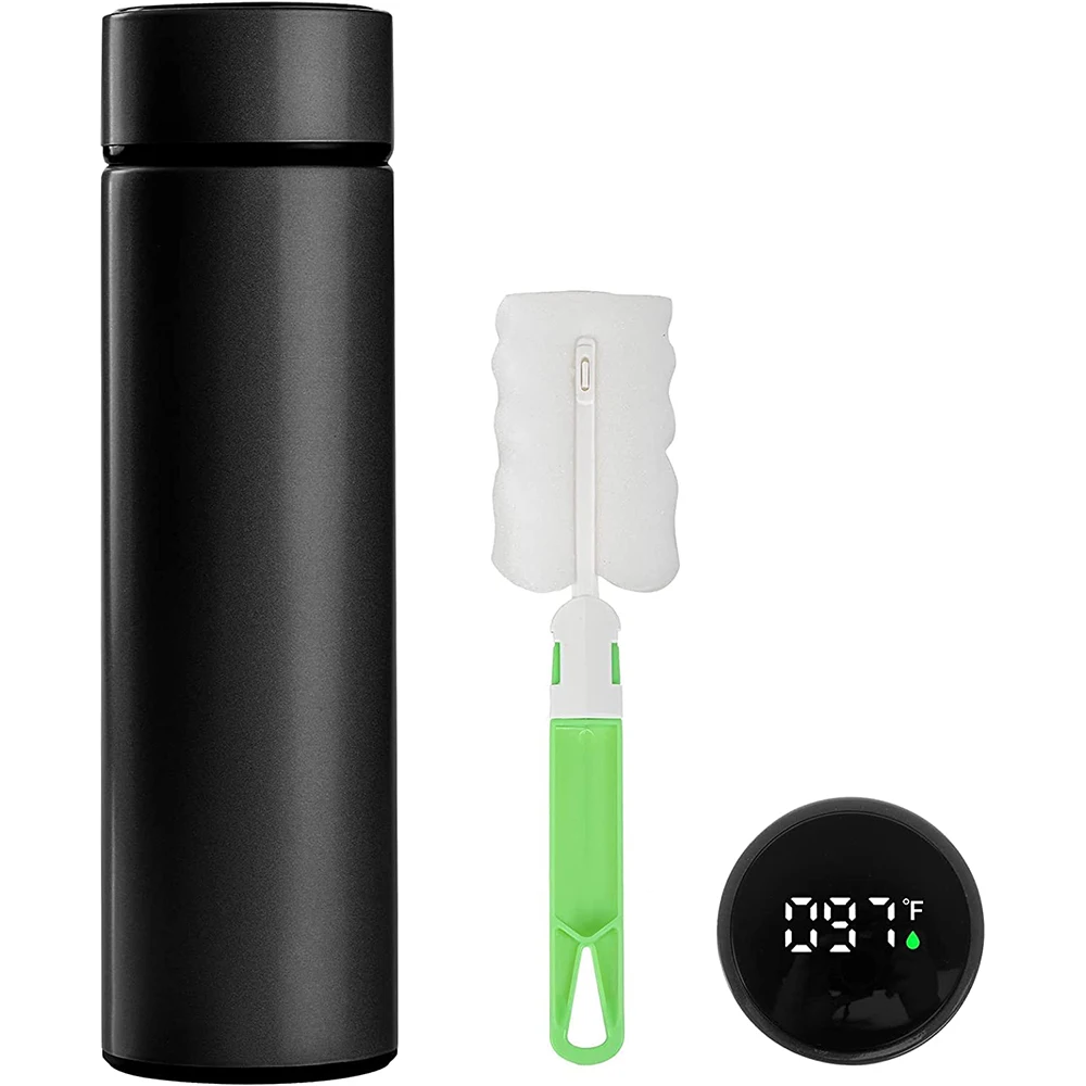 500ml Digital Temperature Display Vacuum Insulation Thermos Smart Led