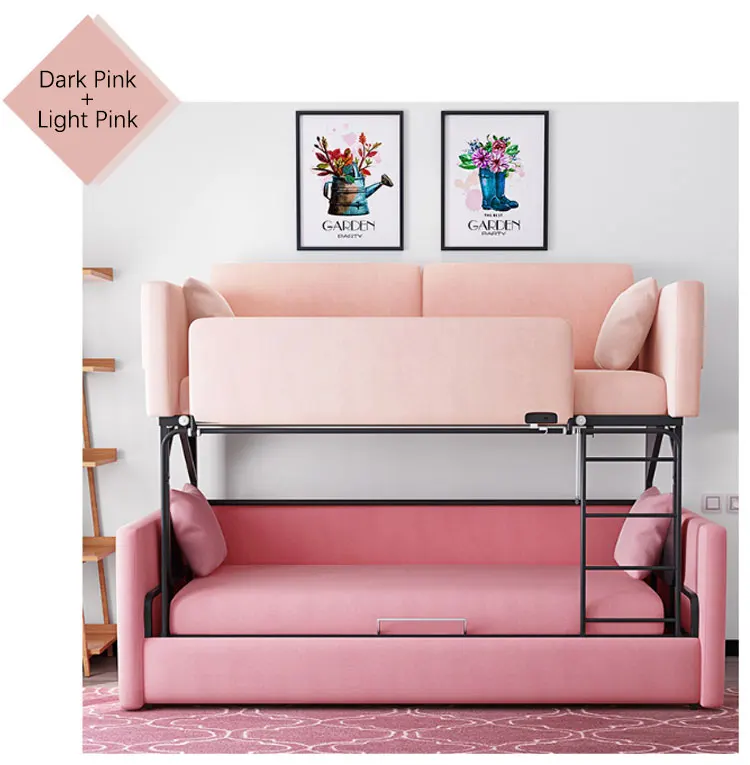 Modern Design Folding Function Bunk Bed Foam Futon Sofa Bed Buy Bunk