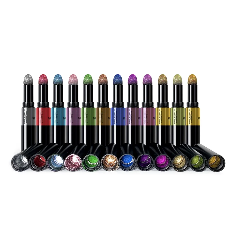 Mcmann Air Cushion Magic Powder Pen 12 Colors Laqcuer Nail Art