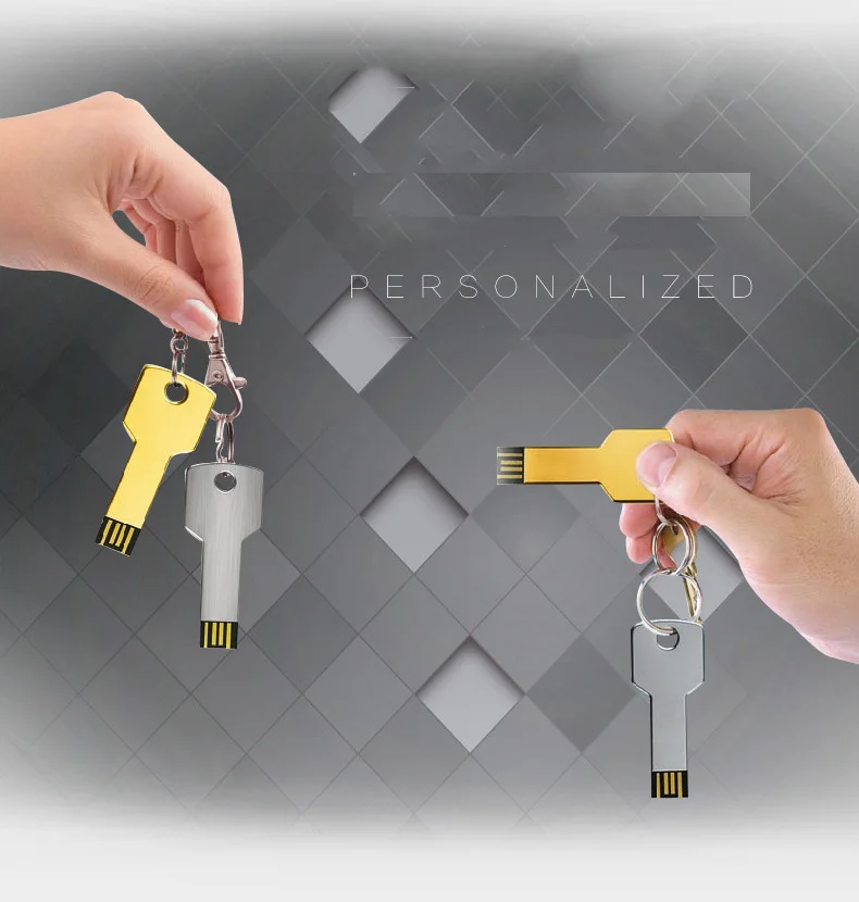 Key Shaped Usb Flash Drive Giveaway Gift Pen Drive 4GB 16GB 32GB To 100GB Usb Key - ANKUX.COM
