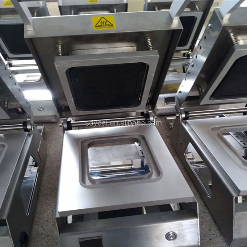 Manual Tray Sealer Packaging Machine Plastic Food Container Sealing