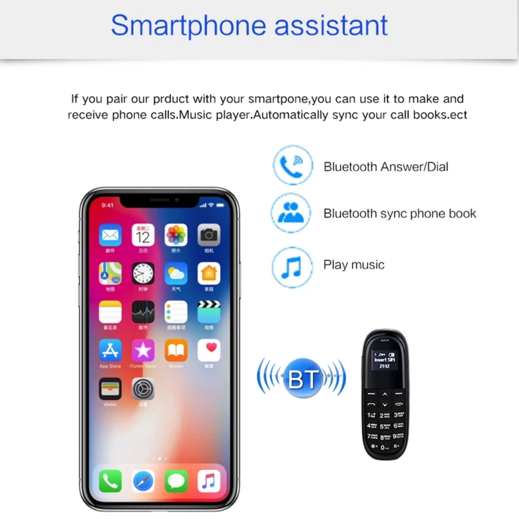 Dropshipping English Keyboard AIEK KK1 Mini GSM Mobile Phone for Christmas Gift