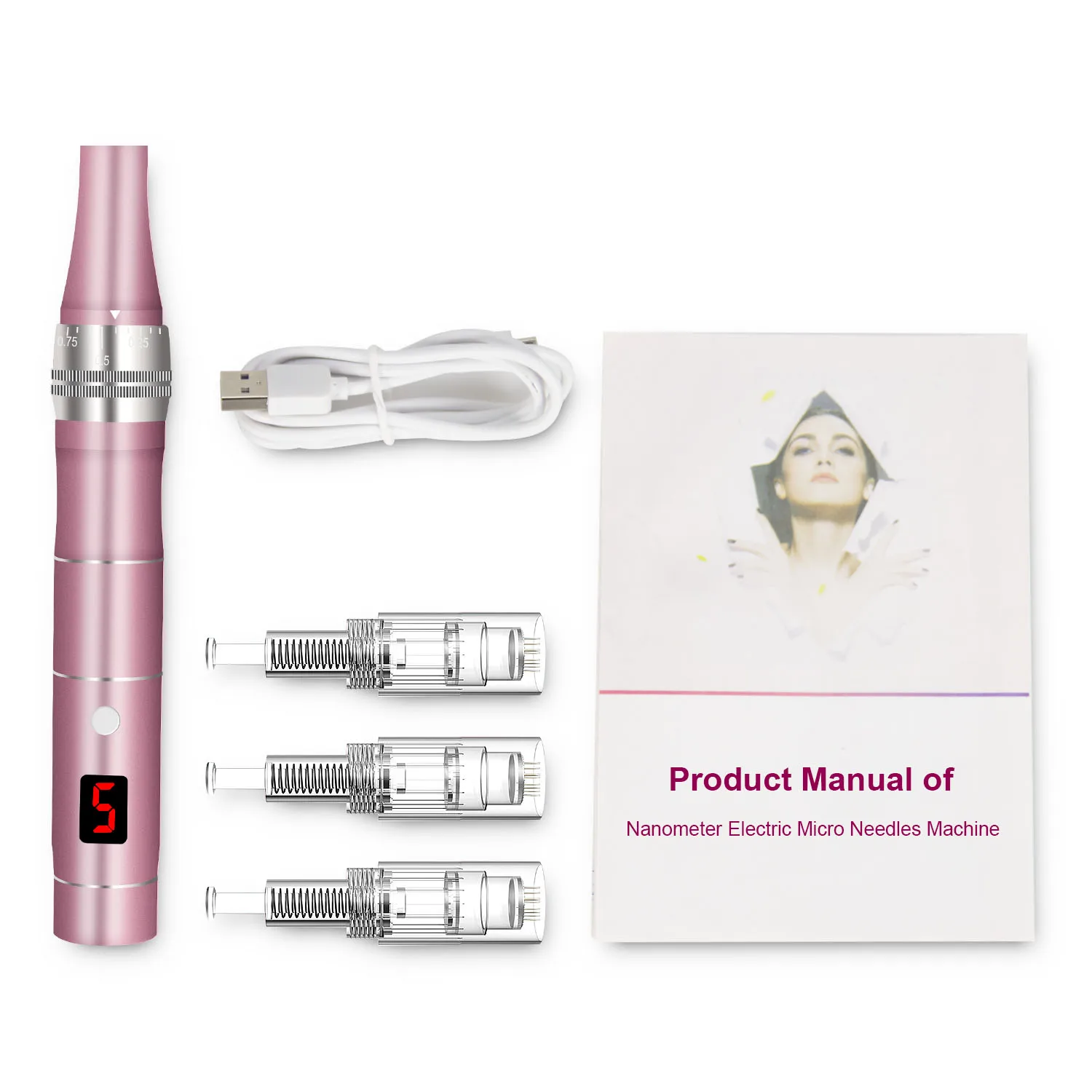 Microneedling nano electric vibrating microneedle derma pen