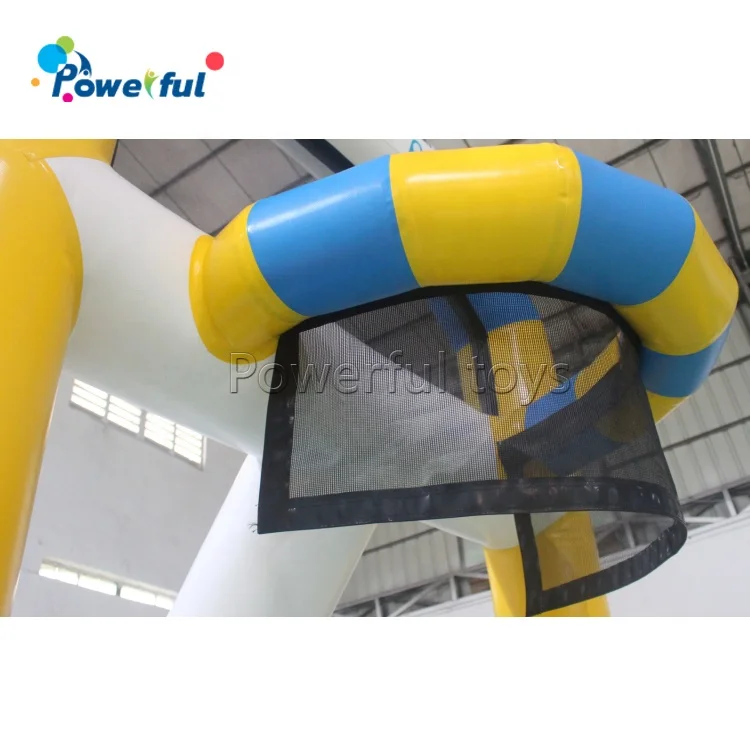 Commercial inflatable water floating basketball game PVC material inflatable basketball court