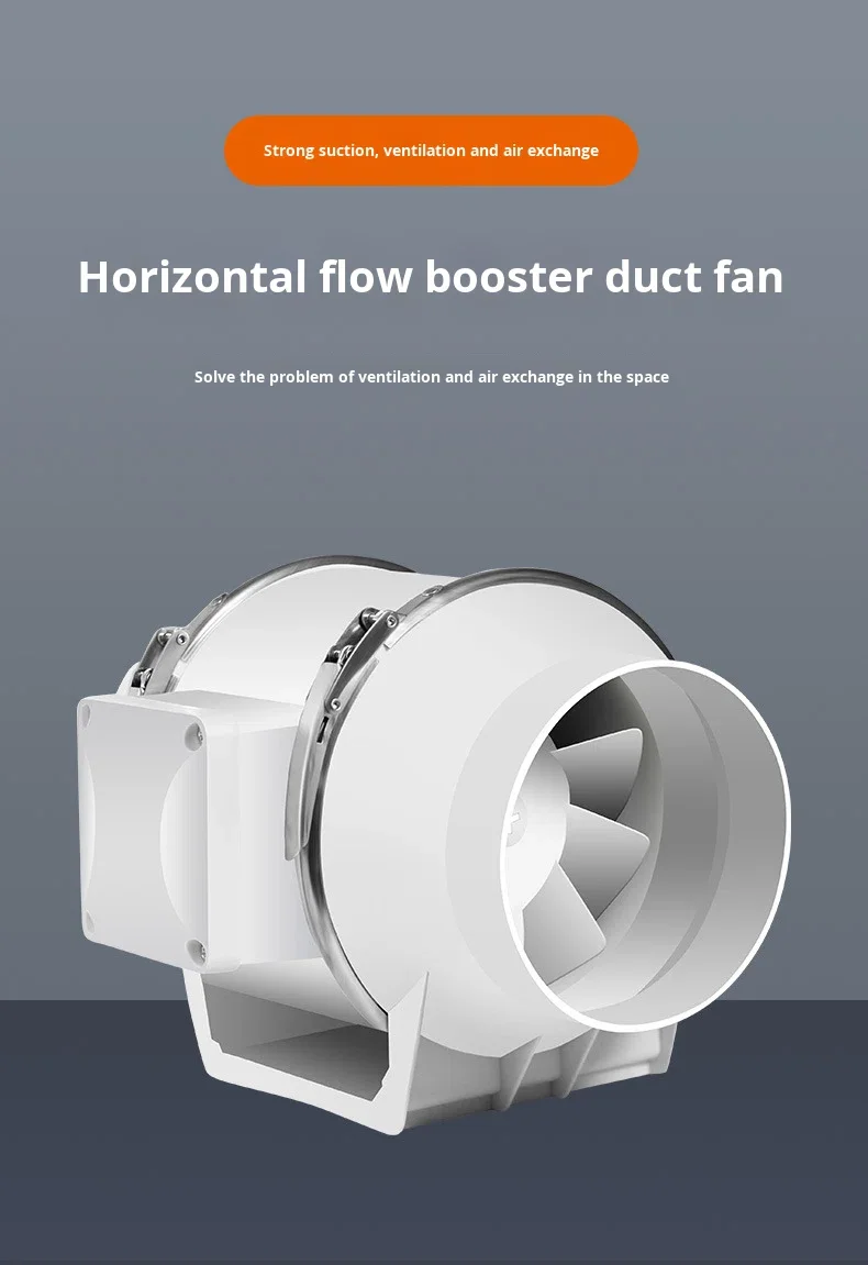 Powerful Circular Duct Fan, 4", 5", 6", 8"inch - detail 2