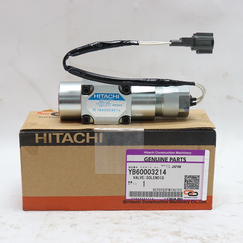 Original Genuine Solenoid Valve YB60003214 for Hitachi ZW180-6