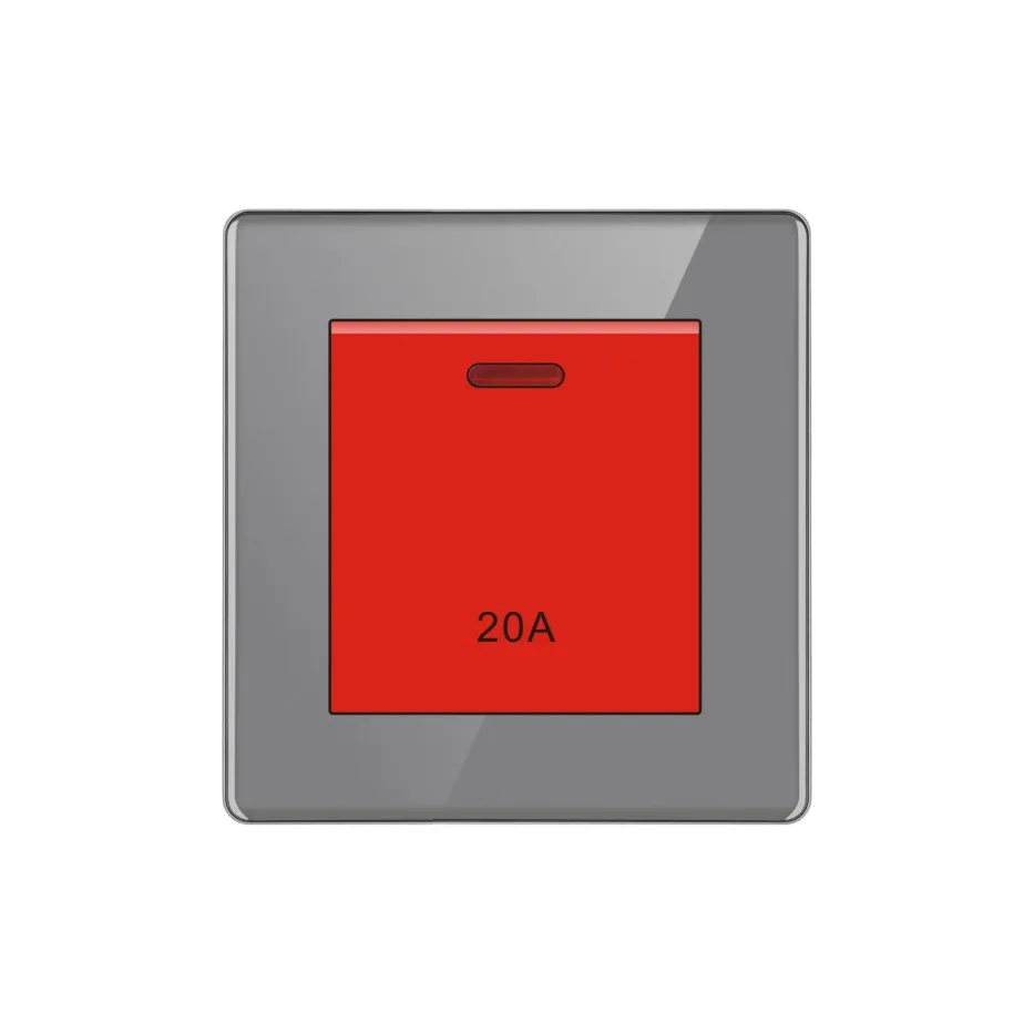 1 Gangs Indicator Electric Design Electrical Wall Switch For Household