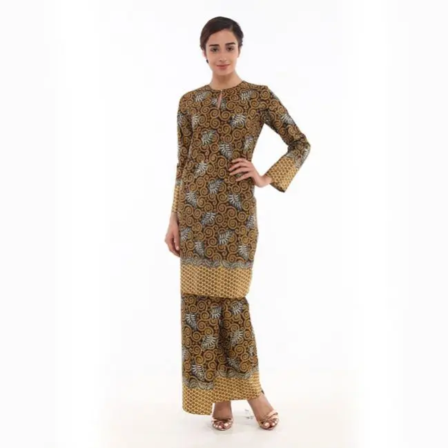 410+ Model Baju Batik Long Dress Terbaru