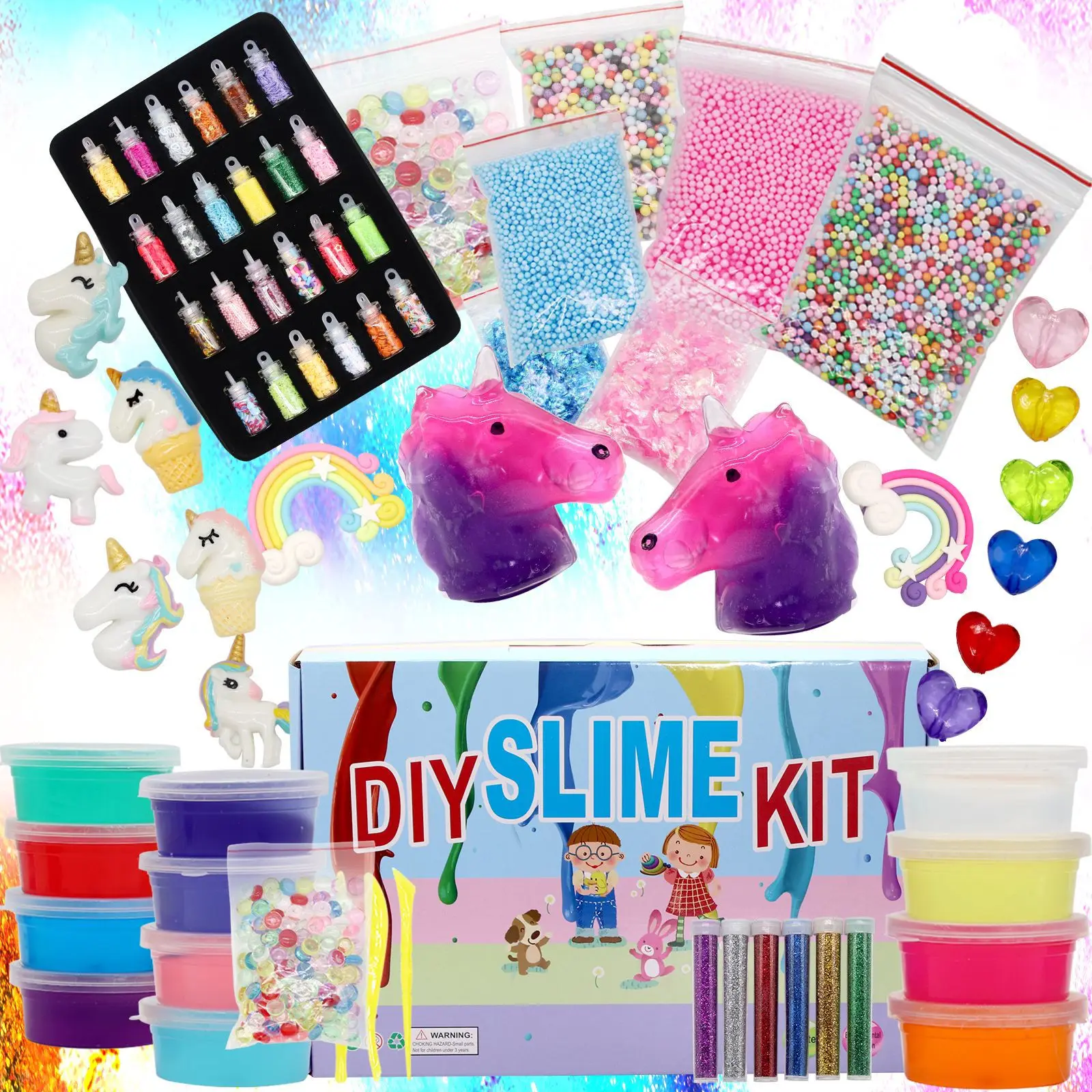 Cheap 24 Pack Crystal Order Slime Kit Slime A Kit Slime Set For Girls ...