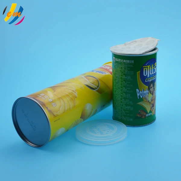 Easy Peel Off Food Grade Pringle Potato Chip Packaging Paper Can - Buy ...
