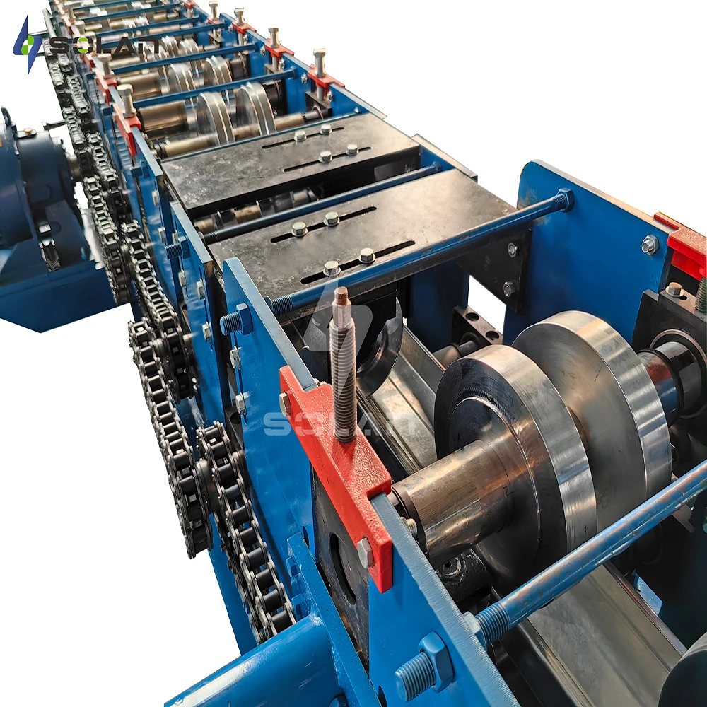 Unique Features Purlin Forming Machine CZ Purlin Roll Forming Machine For Building Materials Industry factory