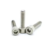 Customizable GR2 material hexagon socket screw titanium rivet DIN912