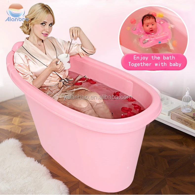 Factory Price Custom Oem Large Movable Plastic Portable Cheap Bathtub