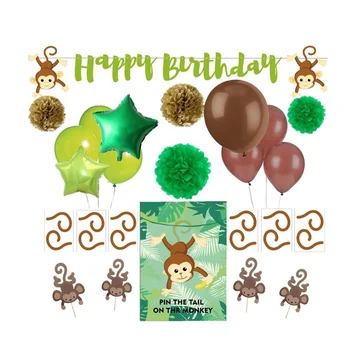 Singe Fete D Anniversaire Fournitures Enfants Decorations De Fete Joyeux Anniversaire Buy Decorations De Fete De Joyeux Anniversaire Decorations De Fete D Anniversaire De Singe Decorations De Fete D Anniversaire D Enfants Product On Alibaba Com