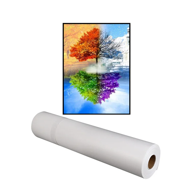 
Water based pure cotton canvas manufacturers printing photo canvas roll 