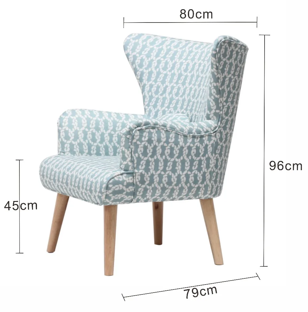 wayfair amazon hot sales wingback solid wood flowered fabric upholstery  armchair for living room  buy flowered design colourful material for