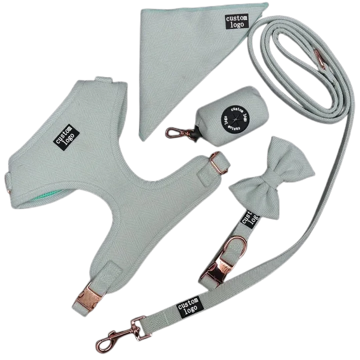Oem Wholesale Custom Logo No Pull Custom Dog Cat Harness Set For Pet