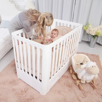 baby bed on the floor