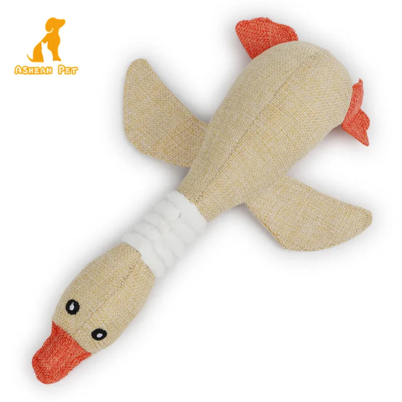 Flying Duck Stuffed Squeaky Durable Dog Chew Toys Buy Indestructible