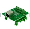 RJ45 horizontal module RJ45 plug RJ45 connector RJ45 adapter Din Rail Mounting RJ45 to terminal block adapter