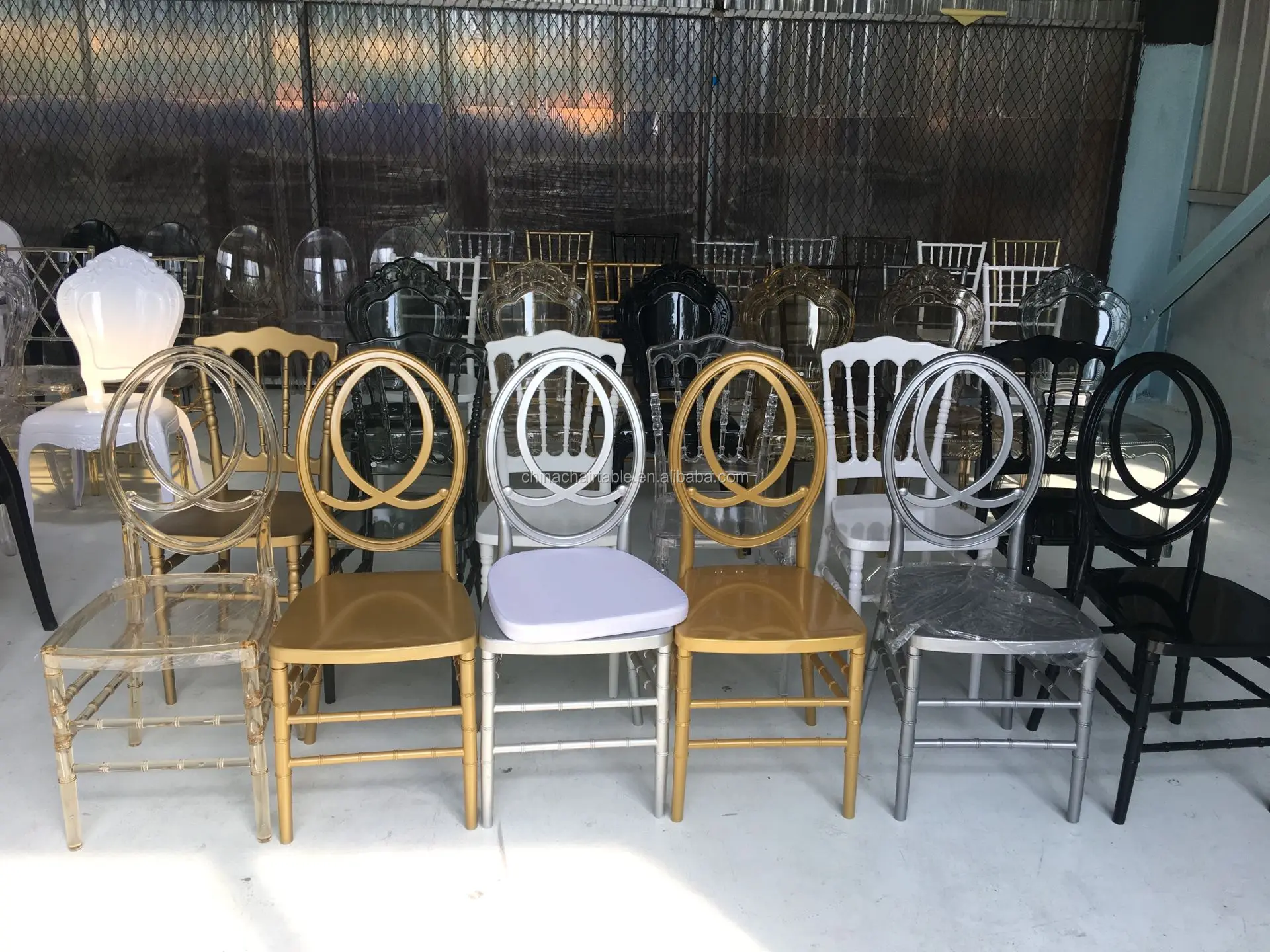 Stack Custom Event Party Banquet Antique Wedding Catering Chairs For ...