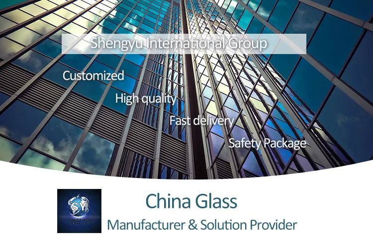 Customized Safety Tempered Laminated Glass PVB Interlayer For Glass Shower Door Windows Curtain Wall