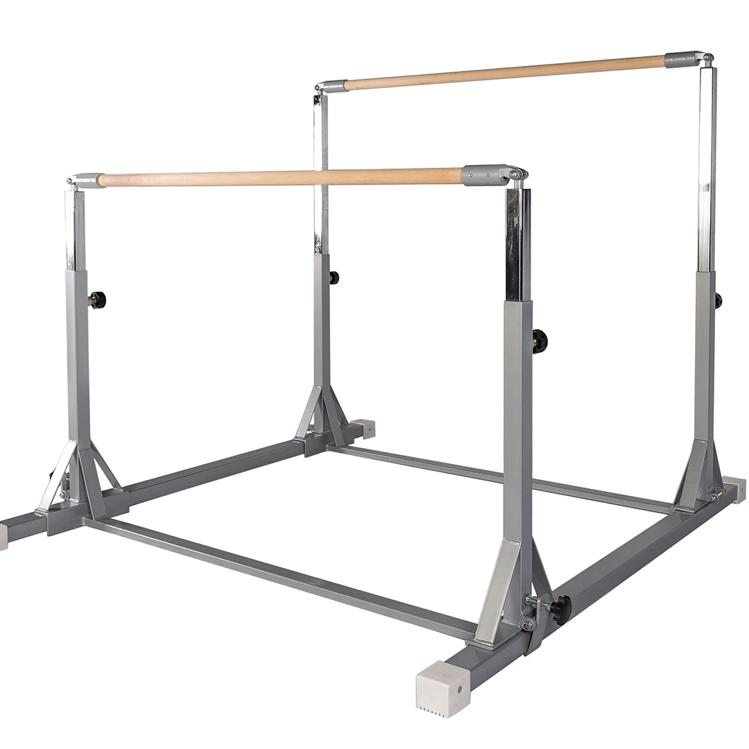 Professional Kids Uneven Bars Adjustable Height Horizontal Bar
