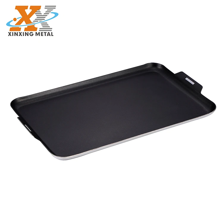 Wholesale Aluminum Non Stick Portable Grill Pan Bbq Griddle Plate Pan