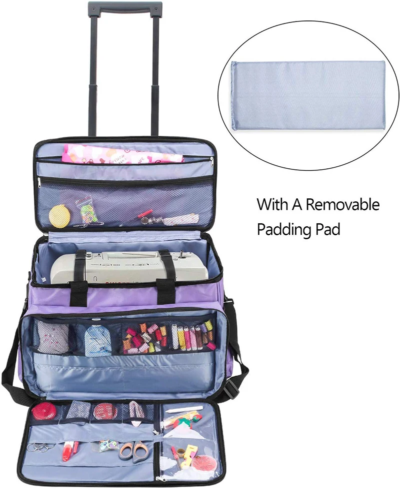 Custom Premium Portable Carrying Tote Rolling Sewing Machine Bag Buy