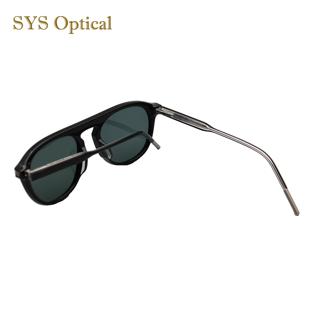 Hot Selling Acetate Nylon Sunglasses Single Bridge Gafas De Sol Custom Sunglasses Without Nose