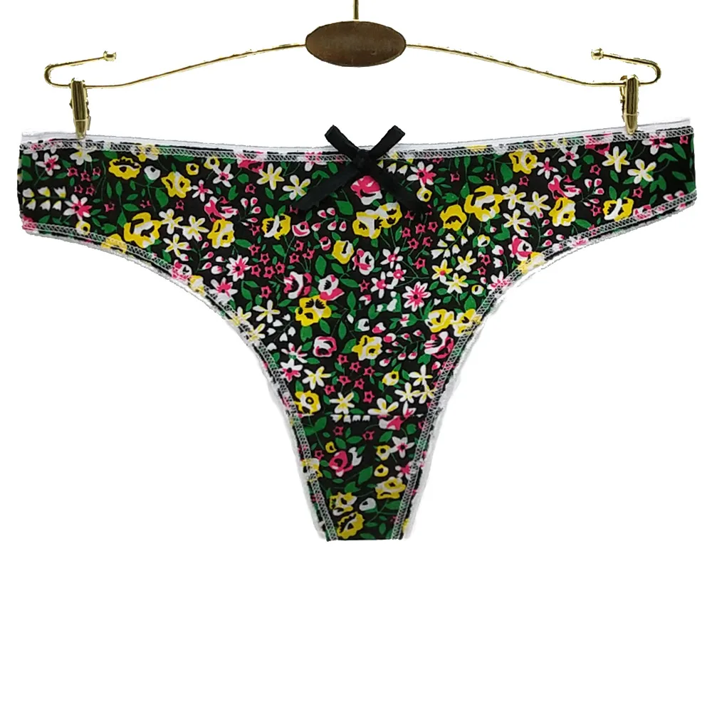 Custom Teen Printed Floral Underwear Womens Thongs Buy Womens Thongs Thong Underwear Teen