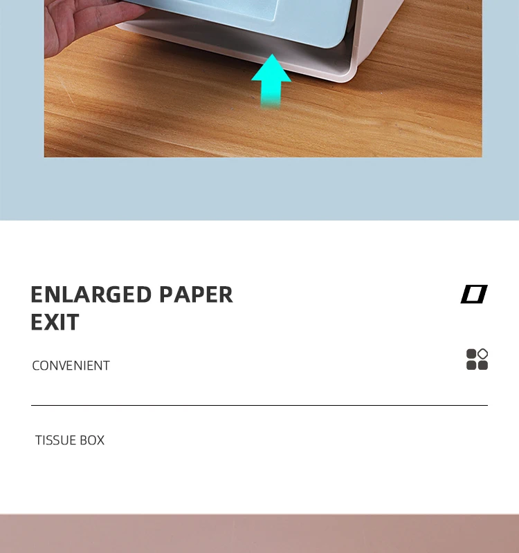 Shuangqing Factory Hot selling Plastic tissue box paper holder mobile phone holder
